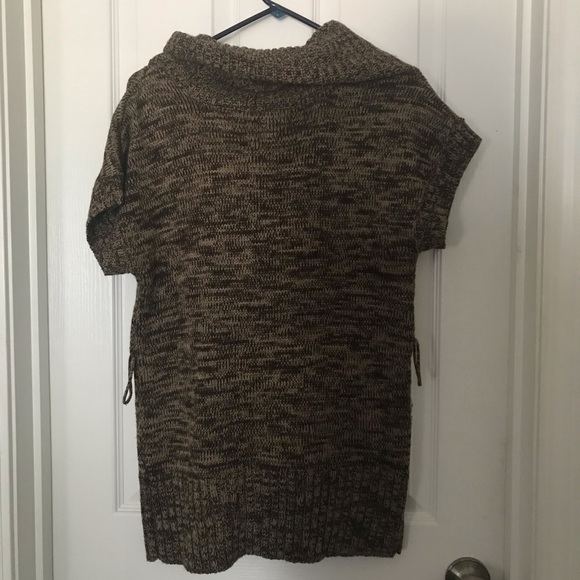 Brown Cowl Neck Sweater - Picture 3 of 5